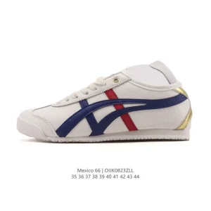 ASICS Onitsuka Tiger Mexico 66 Vintage Leather Casual Sneakers