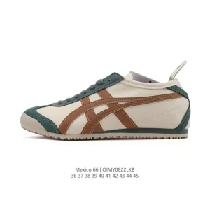 ASICS Onitsuka Tiger Mexico 66 Classic Retro Leather Sneakers