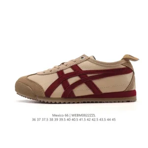 ASICS Onitsuka Tiger Mexico 66 Classic Retro Leather Sneakers