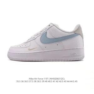 Nike Air Force 1 '07 Low White Leather Sneakers 2025