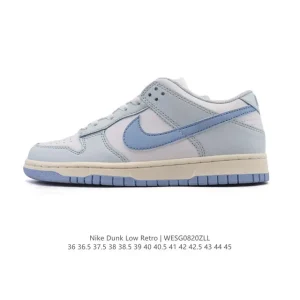 Nike Dunk Low Retro Vintage Basketball Skateboarding Shoes Leather Rubber Sole