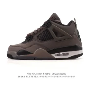 Jordan Air 4 Retro OG Black Cement Men's Basketball Shoes