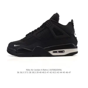 Jordan Air 4 Retro OG Men's Basketball Shoes Black Cement