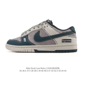 Nike SB Dunk Low Pro Vintage Leather Skateboarding Shoes