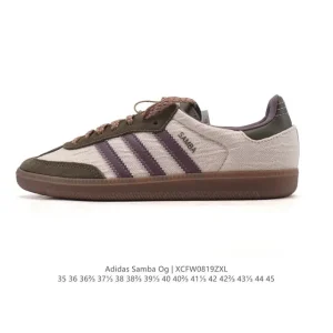 Adidas Samba OG Shoes Classic White Leather Sneakers for Women