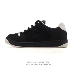 Gucci Rhyton Platform Canvas Sneaker with Thick Sole Vintage Unisex 2025 New Color