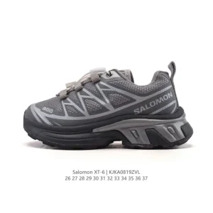 Salomon Kids XT-6 Expanse Waterproof Hiking Shoes for Boys and Girls