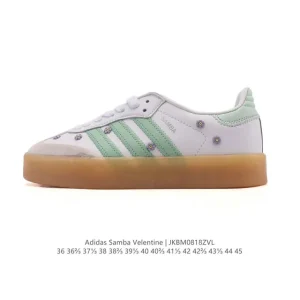 Adidas Samba Valentine Unisex Vintage Leather Sneakers for Men and Women