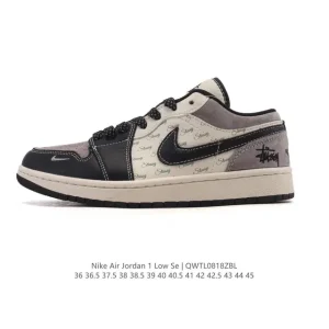 Jordan Air 1 Low Retro Basketball Shoes with Air Cushion Technology