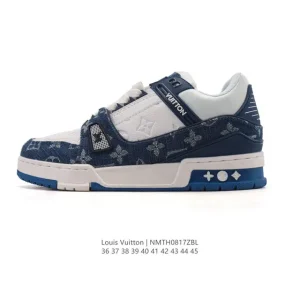 Louis Vuitton Trainer Sneaker Low Top Fashion Luxury Shoes