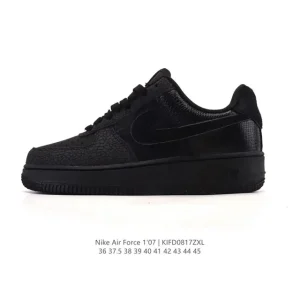 Nike Air Force 1 '07 Low White Leather Sneakers 2025 New Release
