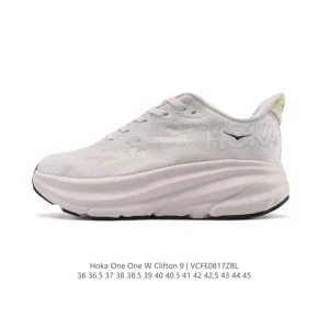 HOKA Clifton 9 Men's Women's Lightweight Cushioned Running Shoes