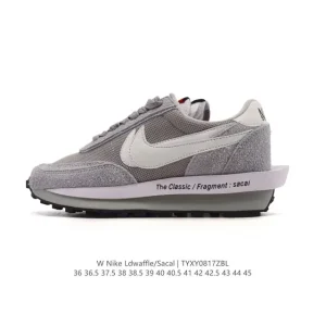 Nike Ld Waffle Sf Sacai Fragment Grey Running Shoes