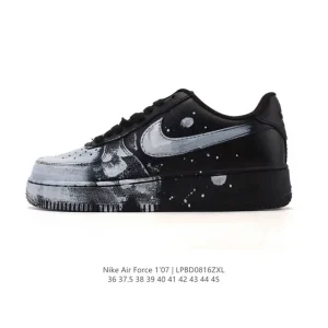 Nike Air Force 1 Low 2025 White Leather Casual Shoes with Air Cushion