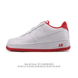 Nike Air Force 1 '07 Low White Leather Sneakers 2025