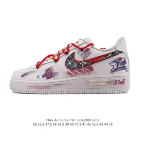 Nike Air Force 1 Low White Leather Classic Sneakers