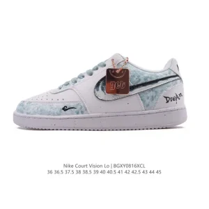 Nike Court Vision Low Unisex Retro Basketball Sneakers with Classic Design