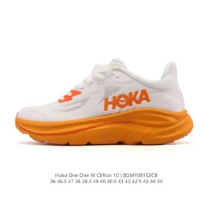 Hoka One One Clifton 10 Men's Women's Running Shoes Lightweight Cushioning