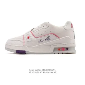 Louis Vuitton Trainer Sneaker Low Top Fashion Shoes
