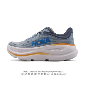 HOKA Bondi 9 Men's and Women's Running Shoes Lightweight Cushioned Durable