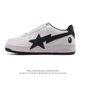 Bape x Nike Air Force 1 Low Camo Sneaker with Air Sole Cushioning