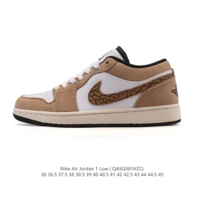 Jordan Air AJ1 Low Retro Basketball Shoes with Air Cushioning
