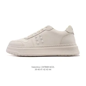 Valentino Open Skate Leather Sneakers for Men