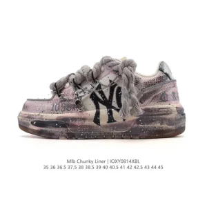 Mlb Chunky Liner Basic Street Fashion Unisex Sneakers with Reflective Details