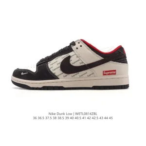 Nike SB Dunk Low Pro Vintage Leather Skate Shoes for Men and Women