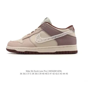 Nike Dunk Low Retro Vintage Basketball Skate Shoes with Canvas Upper and Cushioning Sole