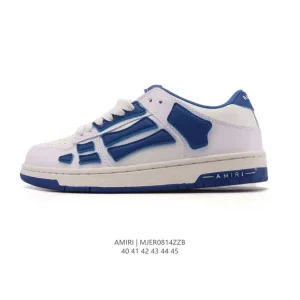 Amiri Skel-Top-Low-Sneakers Bone Shoes for Men and Women