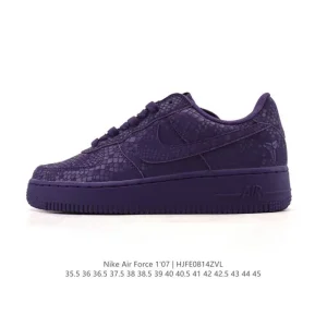 Nike Air Force 1 07 Low White Leather Casual Sneakers 2025
