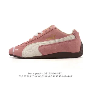 Puma Speedcat Og Low-Top Racing Sneakers Retro Leather Shoes