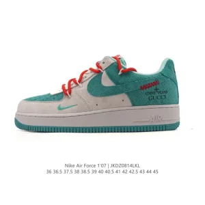 Nike Air Force 1 Low 2025 White Leather Sneakers with Air Cushion