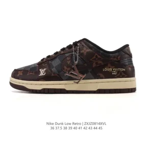 Nike Dunk Low Retro Louis Vuitton Collaboration Vintage Basketball Sneaker