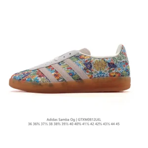 Adidas Originals Gazelle Indoor Retro Flower Print Sneakers