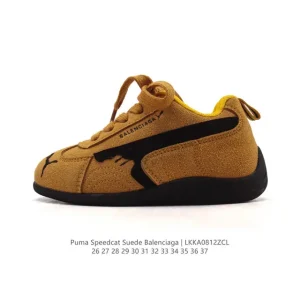 Balenciaga X Puma Speedcat Kids Sneakers Vintage Suede