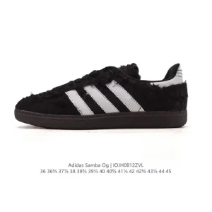 Adidas Samba Og Classic Shoes White Leather Gum Sole Retro Sneakers