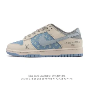 Nike SB Dunk Low Pro Men's Women's Skateboarding Shoes Vintage Leather