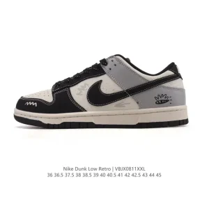 Nike SB Dunk Low Pro Vintage Leather Skate Shoes for Men and Women