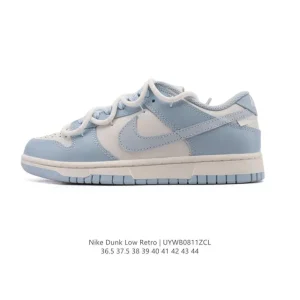 Nike Dunk Low Retro Vintage Basketball Shoes with Dual Laces