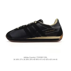 Adidas Originals Country OG Classic Retro Leather Sneakers for Men and Women