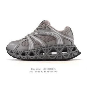 Dior B30 Low Top Retro Sneakers in White and Black