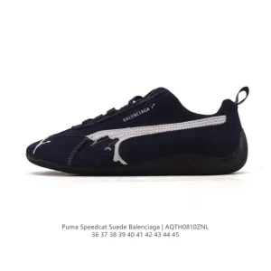 Balenciaga X Puma Ultrasoft Speedcat Vintage Suede Sneakers