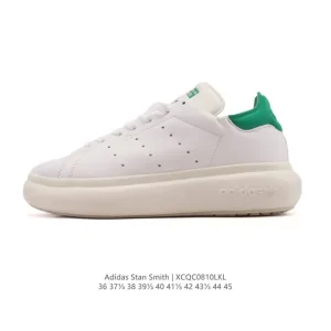 Adidas Originals Stan Smith Platform White Sneakers for Men and Women