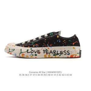 Converse Chuck 70 Low Top Ink Splatter Print Canvas Sneakers for Men and Women