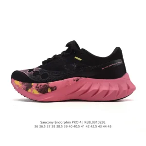 Saucony Endorphin Pro 4 Carbon Plate Running Shoe for Racing and Training