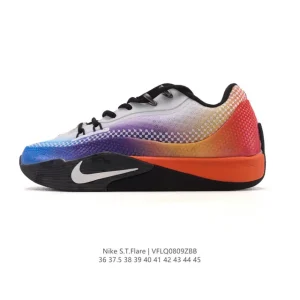 Nike S.T. Flare Basketball Shoes for Men and Women - Red Black