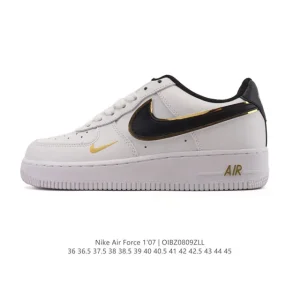 Nike Air Force 1 '07 Low White Sneakers with Air Cushioning
