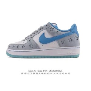 Nike Air Force 1 '07 Low White Gucci Collaboration Sneaker with Air Cushion